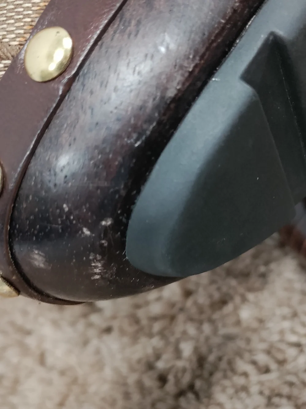 Coach Signature C Jacquard Platform Clog Mules Brown Women’s Size 6.5B